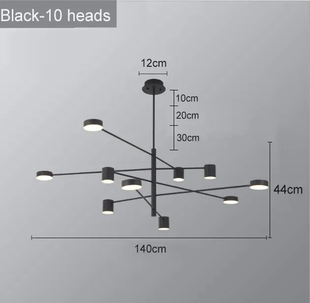 Modern Nordic LED Chandeliers for Home and Restaurant