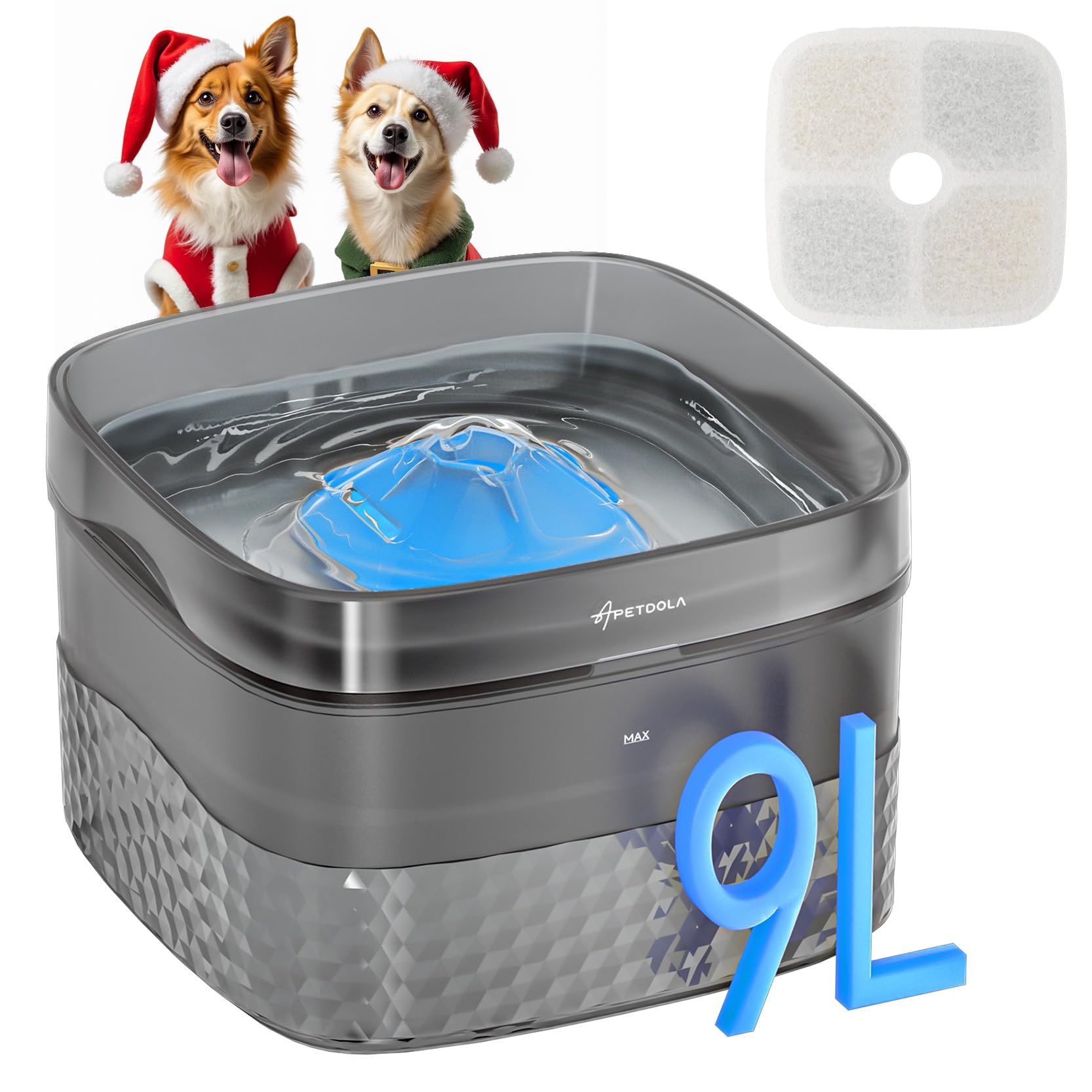 HydraPup Large Capacity Pet Fountain