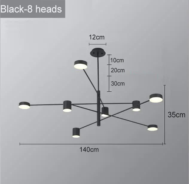 Modern Nordic LED Chandeliers for Home and Restaurant