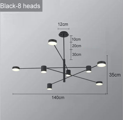 Modern Nordic LED Chandeliers for Home and Restaurant