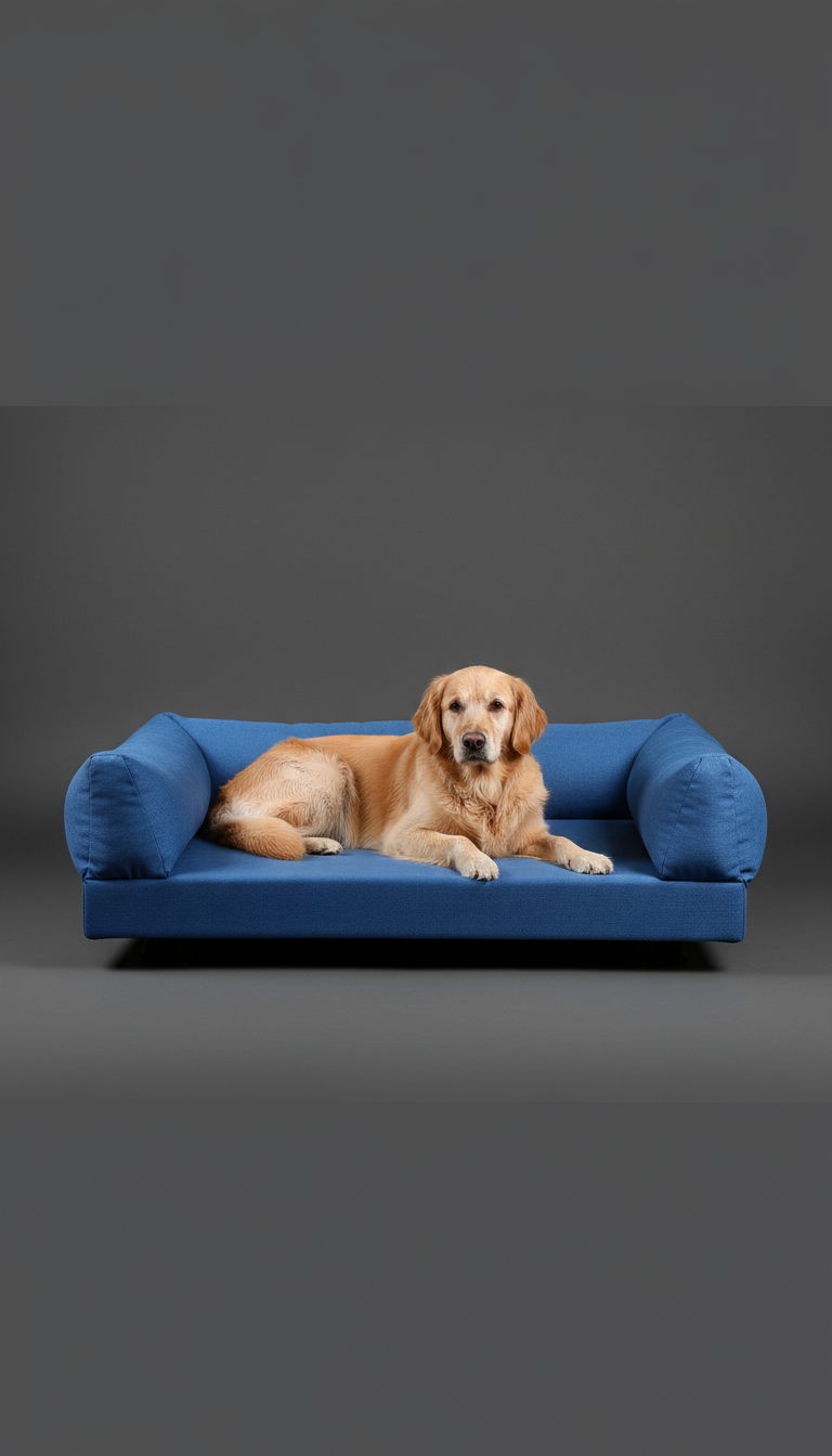 Signature Royal Blue Orthopedic Dog Bed