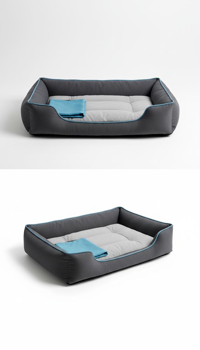 Orthopedic Dog Bed with Memory Foam Core