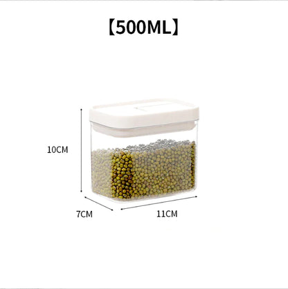 Plastic Storage Jar for Grains and Food Preservation